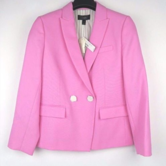 j crew dover blazer pink